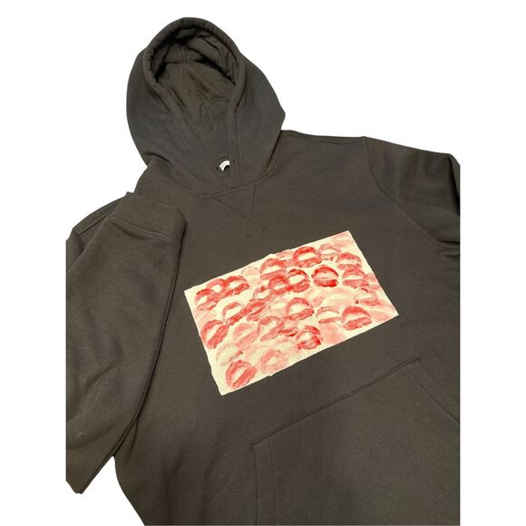 DSG Viral Kisses Hoodie Black Mens size Large - Picture 1 of 6